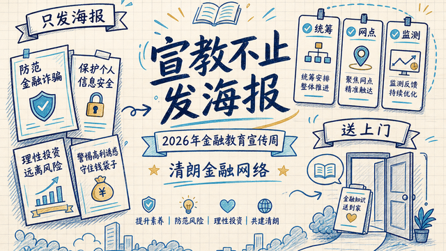 金融教育宣传周别只发海报——消保岗三张执行清单，网点今天就能用
